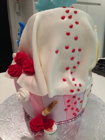 Alice in Wonderland Bridal Shower Cake Alice in Wonderland Bridal Shower Cake